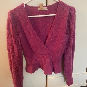 Urban outfitters magenta sweater